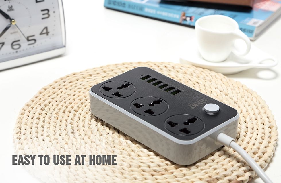 LDNIO-5V-34A-3-International-Power-Socket-6-USB-Port-656ft2m-EU-Plug-Charging-Socket-1106498