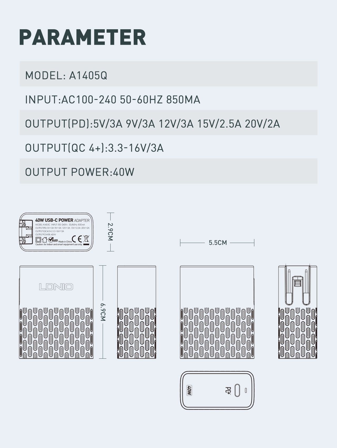 LDNIO-A1405C-40W-USB-C-PD-Fast-Charging-Foldable-Wall-Charger-Power-Adapter-for-Samsung-Galaxy-Note--1747944