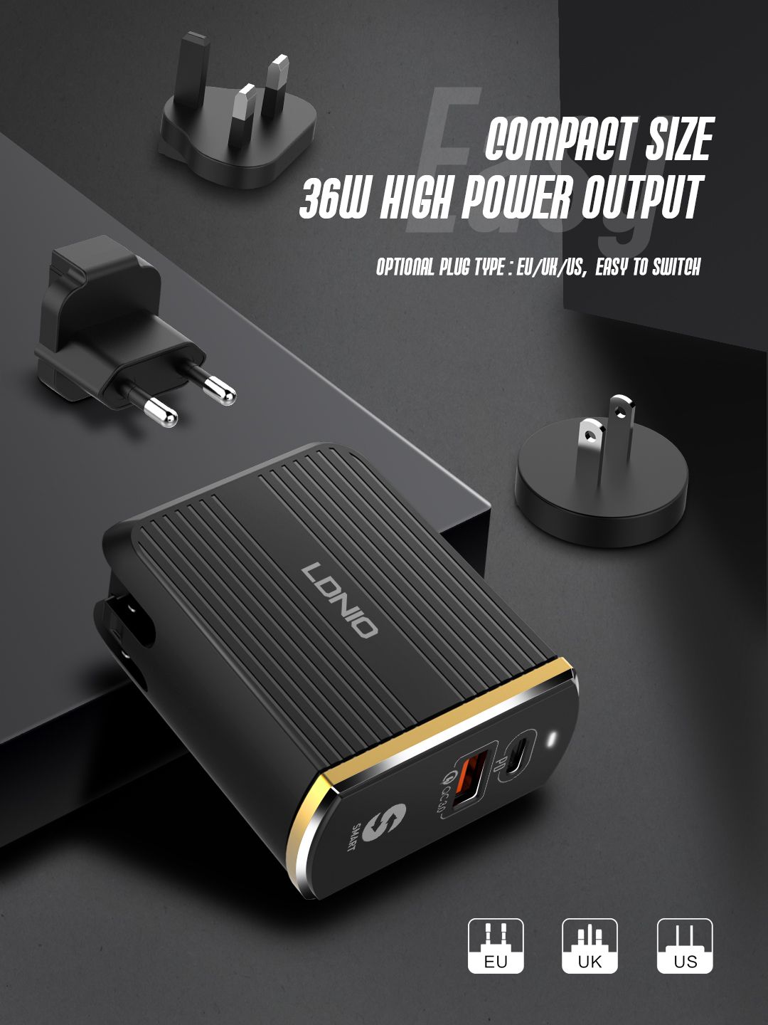 LDNIO-A2502C-EU-Plug-QC30-USBType-C-PD-Travel-USB-Charger-for-Samsung-Xiaomi-Huawei-1377058