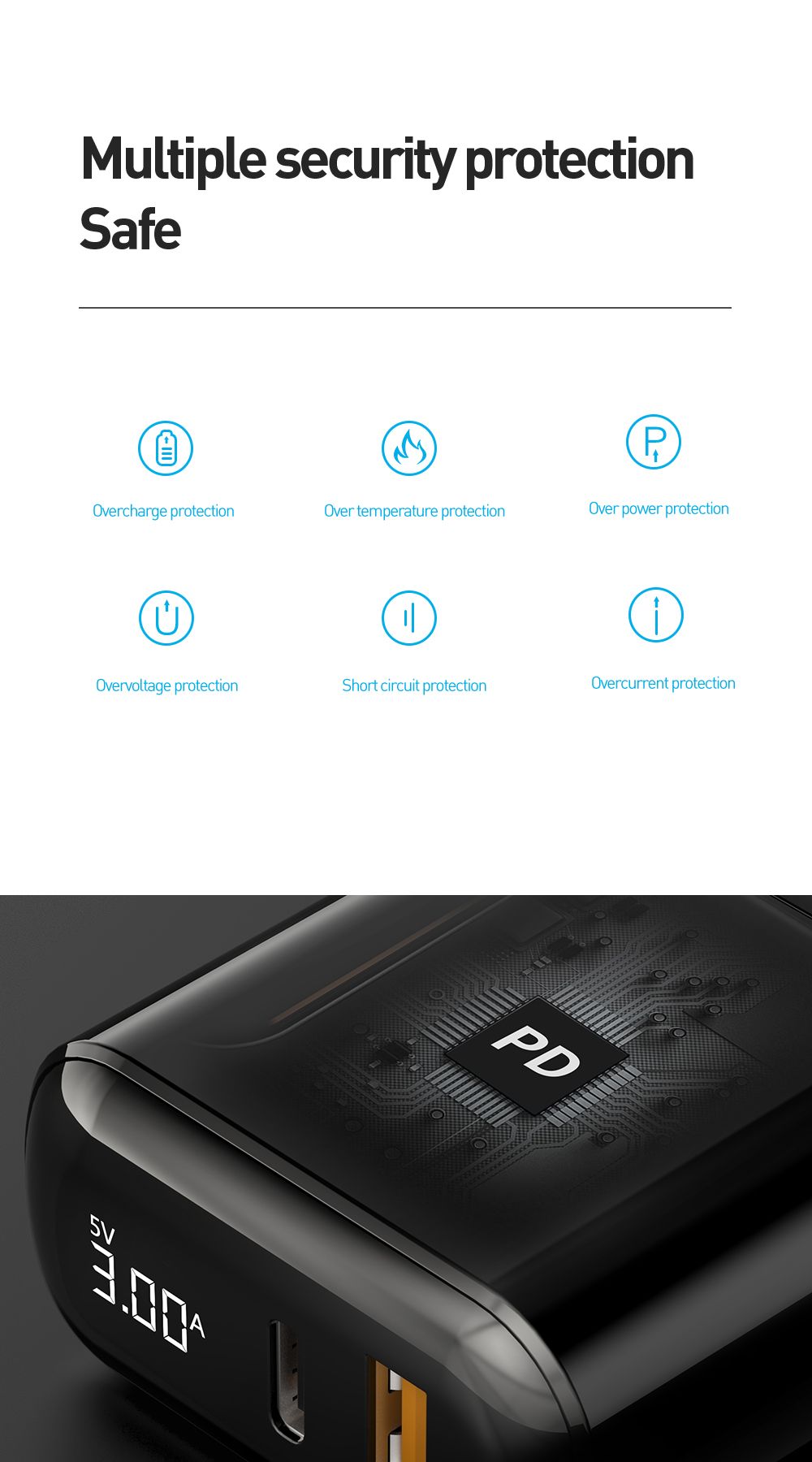 MCDODO-18W-2-Port-USB-PD-Charger-PD30-Power-Delivery-QC30-Quick-Charge-Digital-Display-Travel-Wall-C-1717959