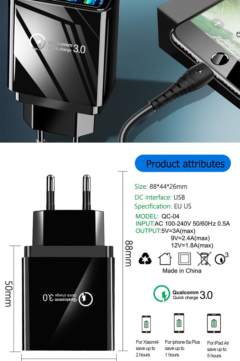 Marjay-4-USB-QC30-3A-Fast-Charging-Smart-USB-Charger-Adapter-For-iPhone-XS-11-Pro-Huawei-P30-Pro-Mat-1626359