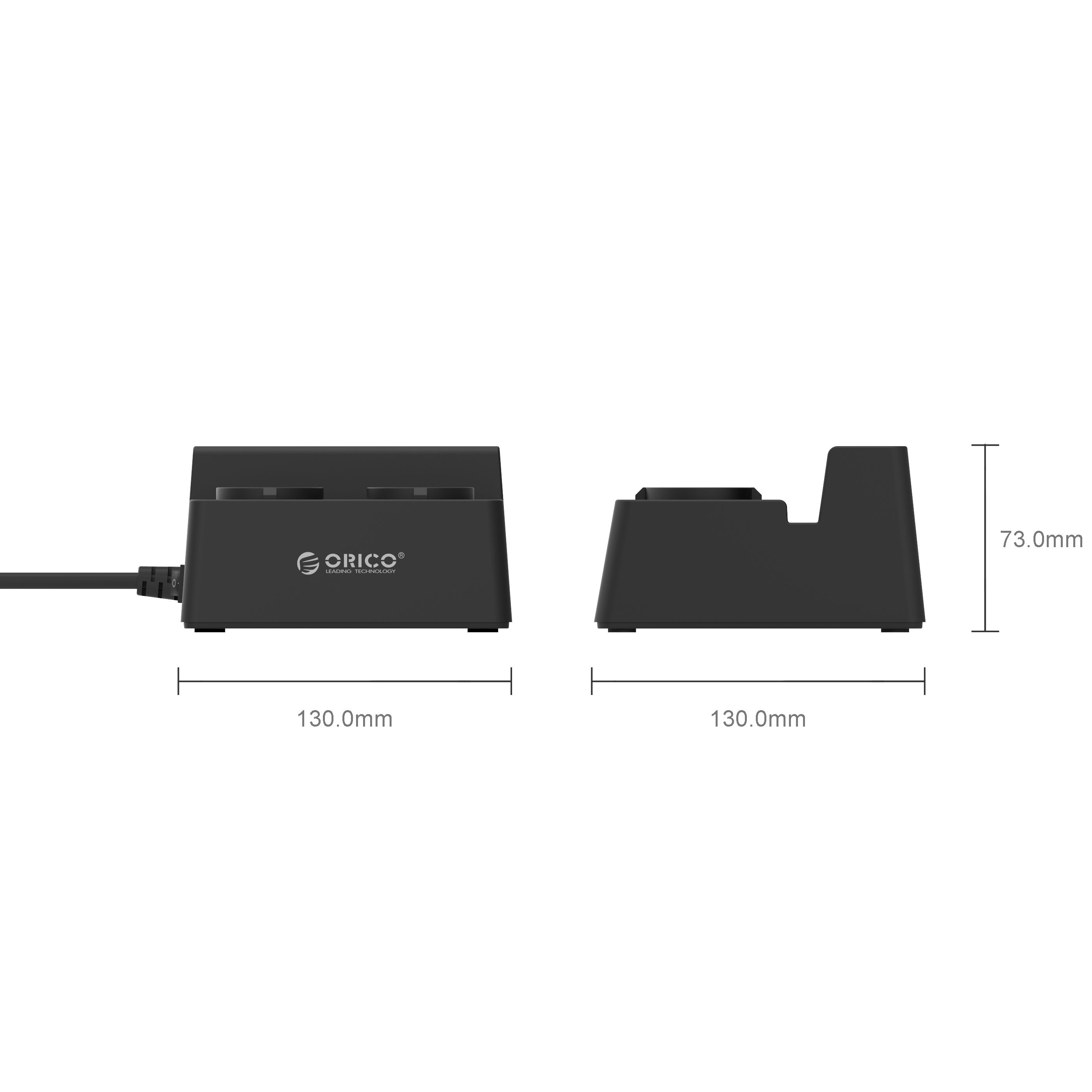 ORICO-2500W-10A-5-USB-2-AC-Port-Fast-Charging-USB-Charger-Surge-Protector-Socket--EU-Plug-1591088