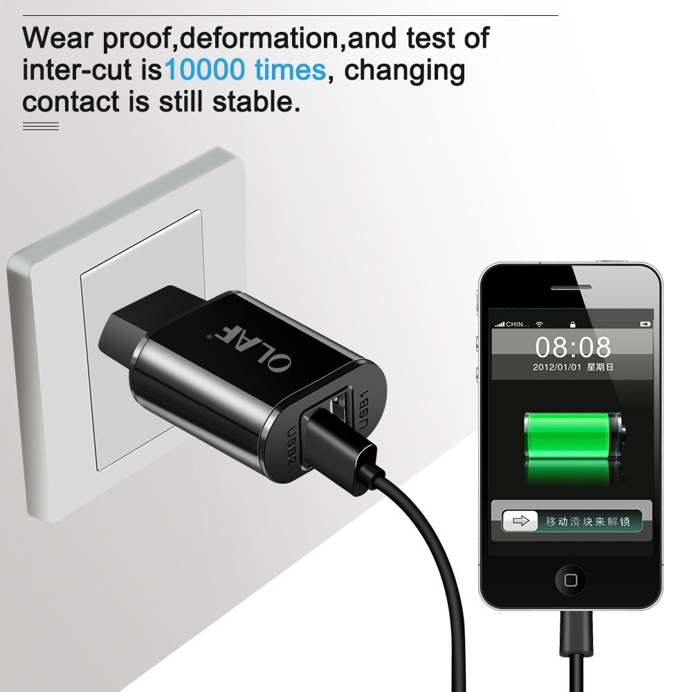 Olaf-Dual-USB-Charger-5V-24A-EU-Plug-Adapter-Fast-Wall-Charger-Portable-Charge-For-Samsung-S8-S9-Mi--1419403