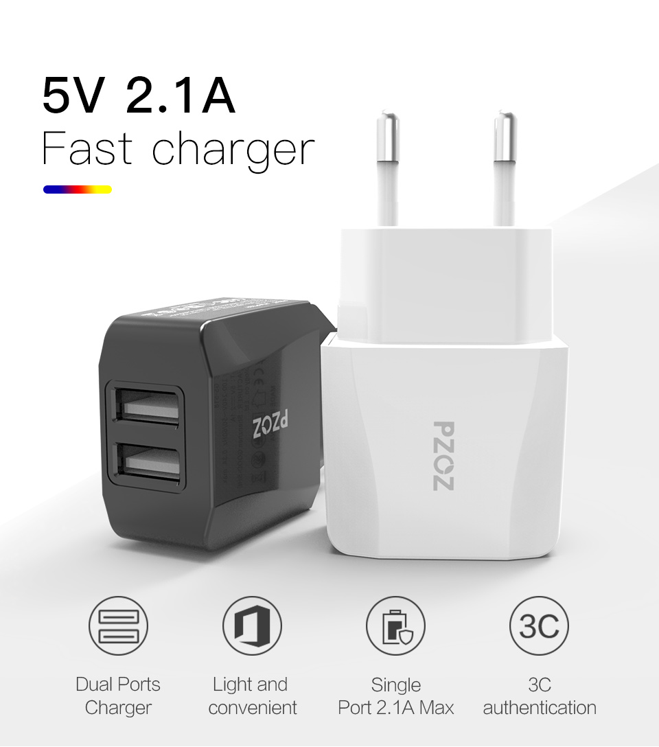 PZOZ-21A-Dual-USB-Ports-Charger-Fast-Charging-Travel-EU-Plug-Adapter-Charger-For-iPhone-X-XR-XS-Max--1465670