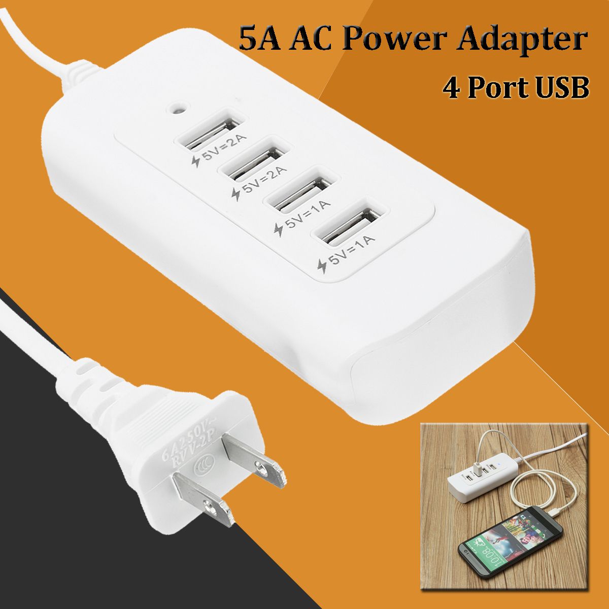 Portable-AC-5A-Power-4-Port-USB-Ports-Home-Travel-Wall-Charger-US-Plug-Socket-1117892