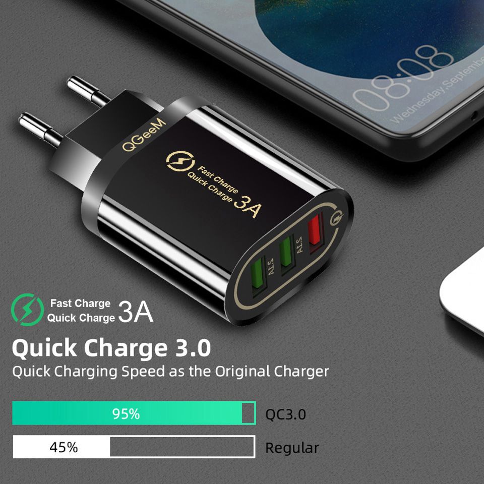 QGEEM-QG-CH03-3-USB-Travel-Wall-Charger-Adapter-QC30-Fast-Charging-For-iPhone-XS-11Pro-Huawei-P30-P4-1733396