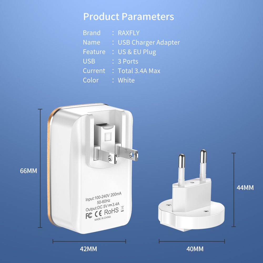 RAXFLY-34A-3-USB-Ports-EU-US-Plug-2-IN-1-Fast-Charging-Adapter-Travel-Charger-For-Xiaomi-Mi9-HUAWEI--1445170