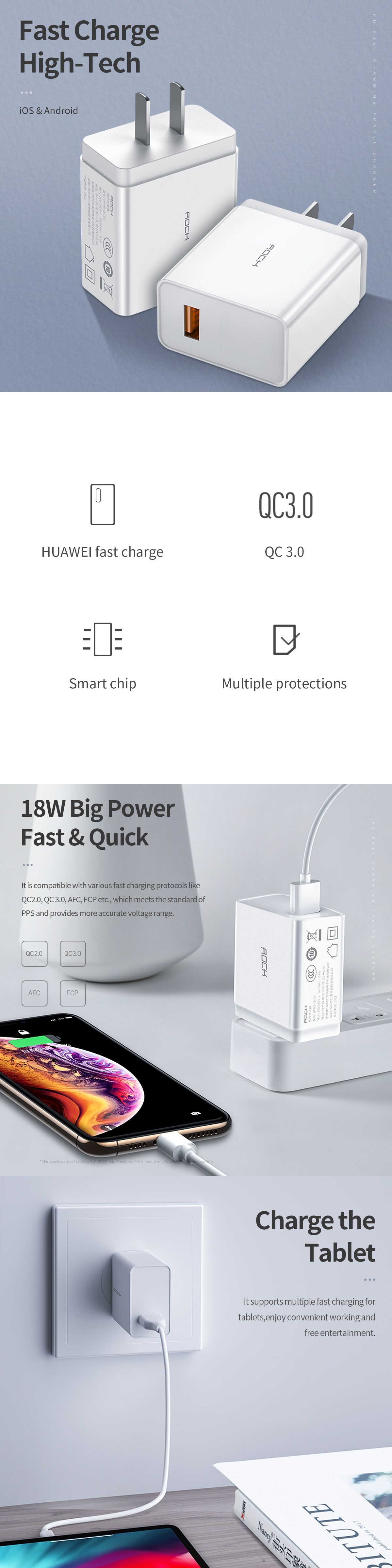 ROCK-QC30-3A-Fast-Charging-CN-Plug-Charger-Adapter-For-iPhone-X-XS-HUAWEI-P30-Oneplus-7-MI9-S10-S10-1543910