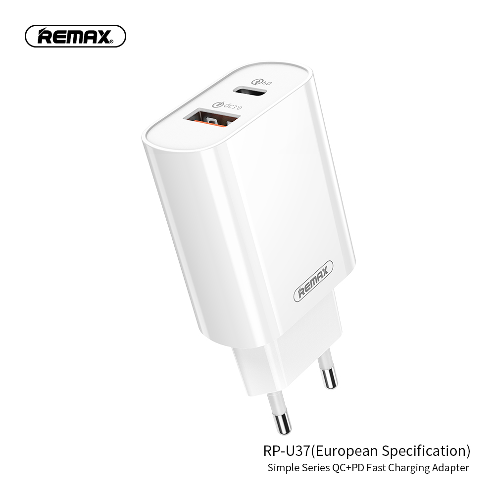 Remax-18W-Type-C-USB-QC30-Fast-Charging-USB-Charger-Adapter-For-Huawei-P30-Pro-Mate-30-5G-9Pro-K30-S-1620207
