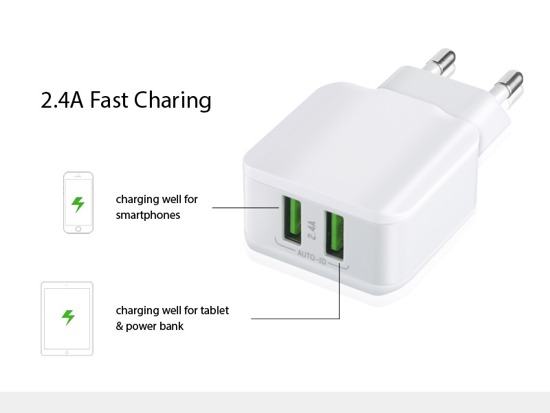 TOPK-12W-24A-Safety-Dual-USB-Wall-Charger-EU-Adapter-for-Nokia-X6-Mi-A2-Pocophone-F1-1370509