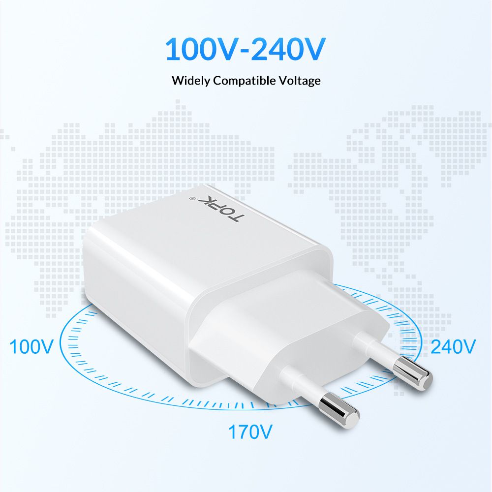 TOPK-18W-QC30-Fast-Charging-USB-Charger-Adapter-For-iPhone-11-Pro-Huawei-P30-Pro-Mate-30-9Pro-S10-No-1570190