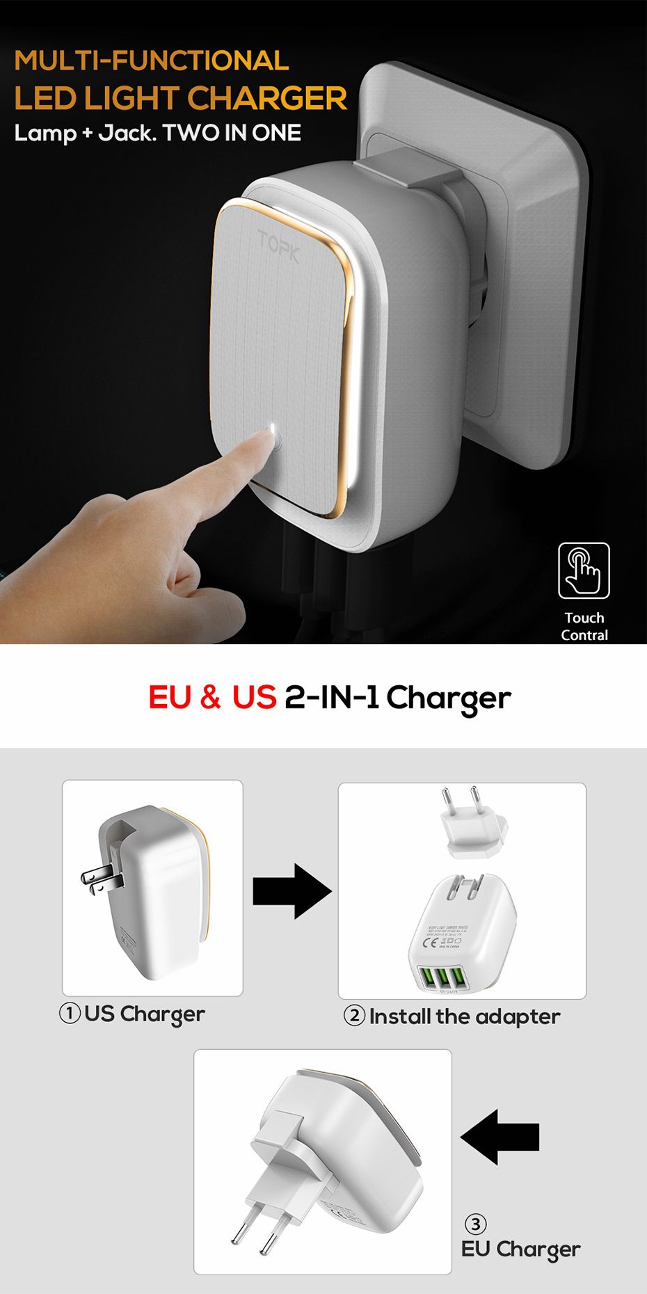 TOPK-34A-3-Ports-Auto-ID-USB-Travel-Wall-Charger-Adapter-With-Touch-LED-Lamp-US-UK-AU-EU-Plug-1384644