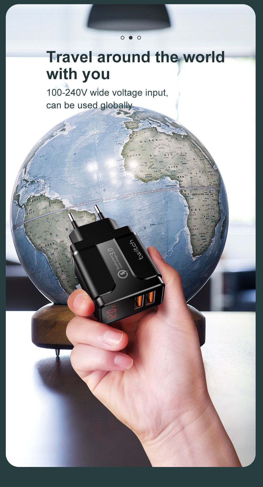 Twitch-18W-Dual-Port-USB-Charger-QC30-Quick-Charge-Wall-Charger-Adapter-With-EU-Plug-US-Plug-UK-Plug-1746164