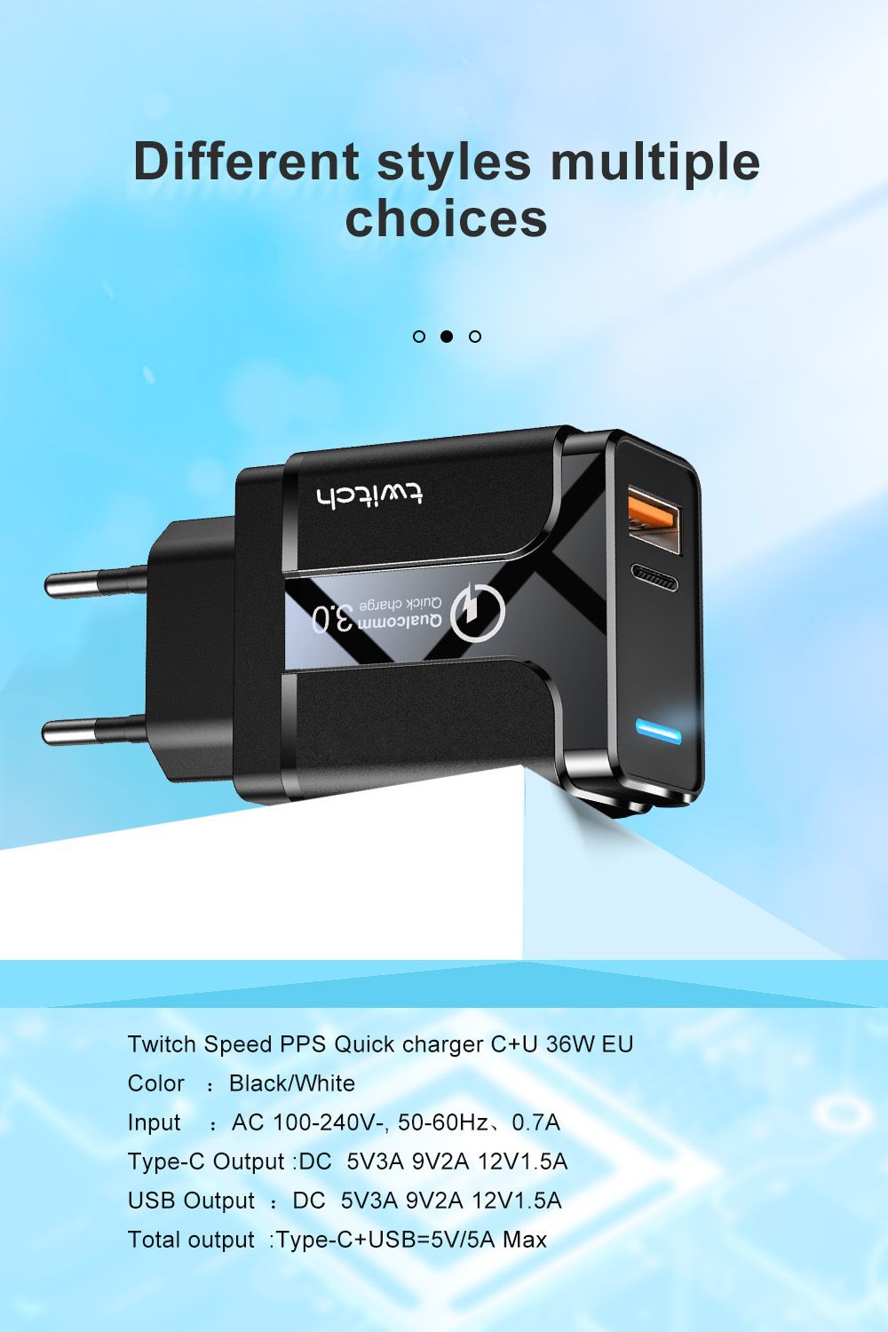 Twitch-Type-C-USB-Charger-36W-QC30-PD-Fast-Charging-For-iPhone-XS-11Pro-Huawei-P30-Pro-Mate-30-Mi10--1666588