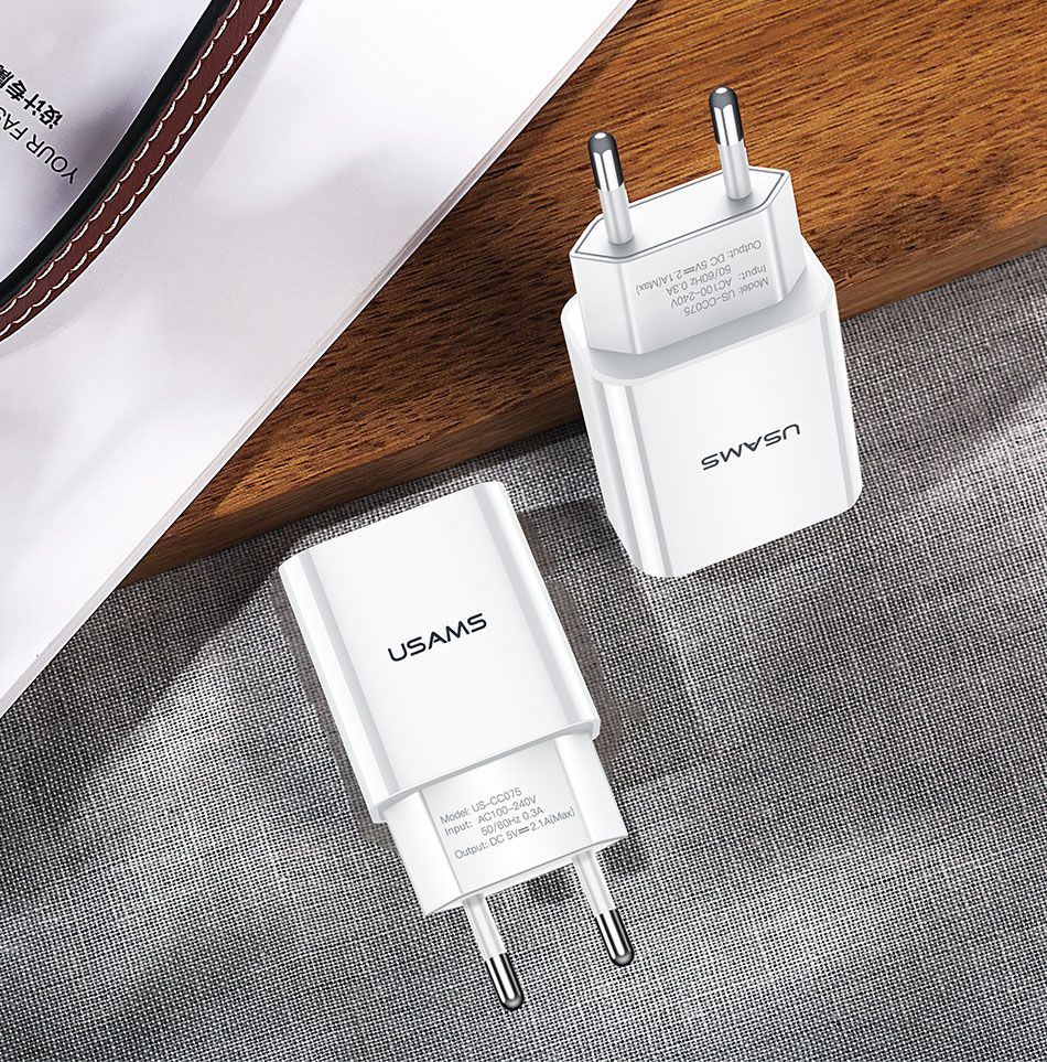 USAMS-21A-Fast-Charging-USB-Charger-EU-Plug-Adapter-For-iPhone-X-XS-HUAWEI-P30-Mate20-XIAOMI-MI9-S10-1537192