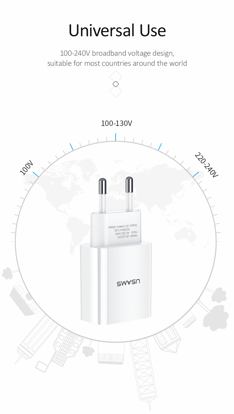 USAMS-21A-Fast-Charging-USB-Charger-EU-Plug-Adapter-For-iPhone-X-XS-HUAWEI-P30-Mate20-XIAOMI-MI9-S10-1537192