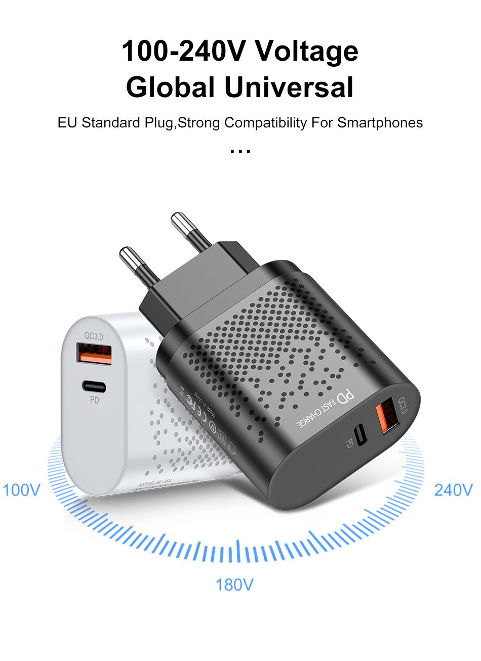 USLION-18W-3A-Quik-Charge-30-PD-Charger-USB-Charger-EUUS-Plug-for-iPhone-12-XS-11Pro-Huawei-P30-Pro--1746901