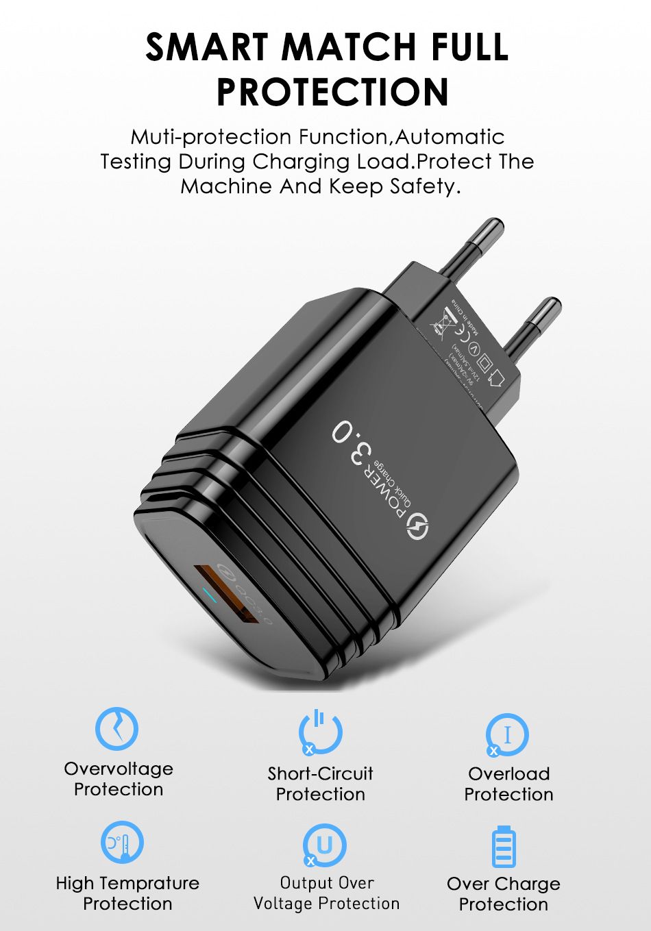 USLION-18W-USB-Charger-QC30-Fast-Charging-Wall-Charger-Adapter-For-iPhone-XS-11Pro-MI10-Note-9S-1699478