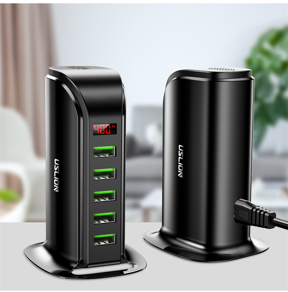 USLION-5-Ports-USB-Charger-Desktop-Charging-Station-QC30-Fast-Charging-LED-Digital-Display-EU-UK-US--1604518