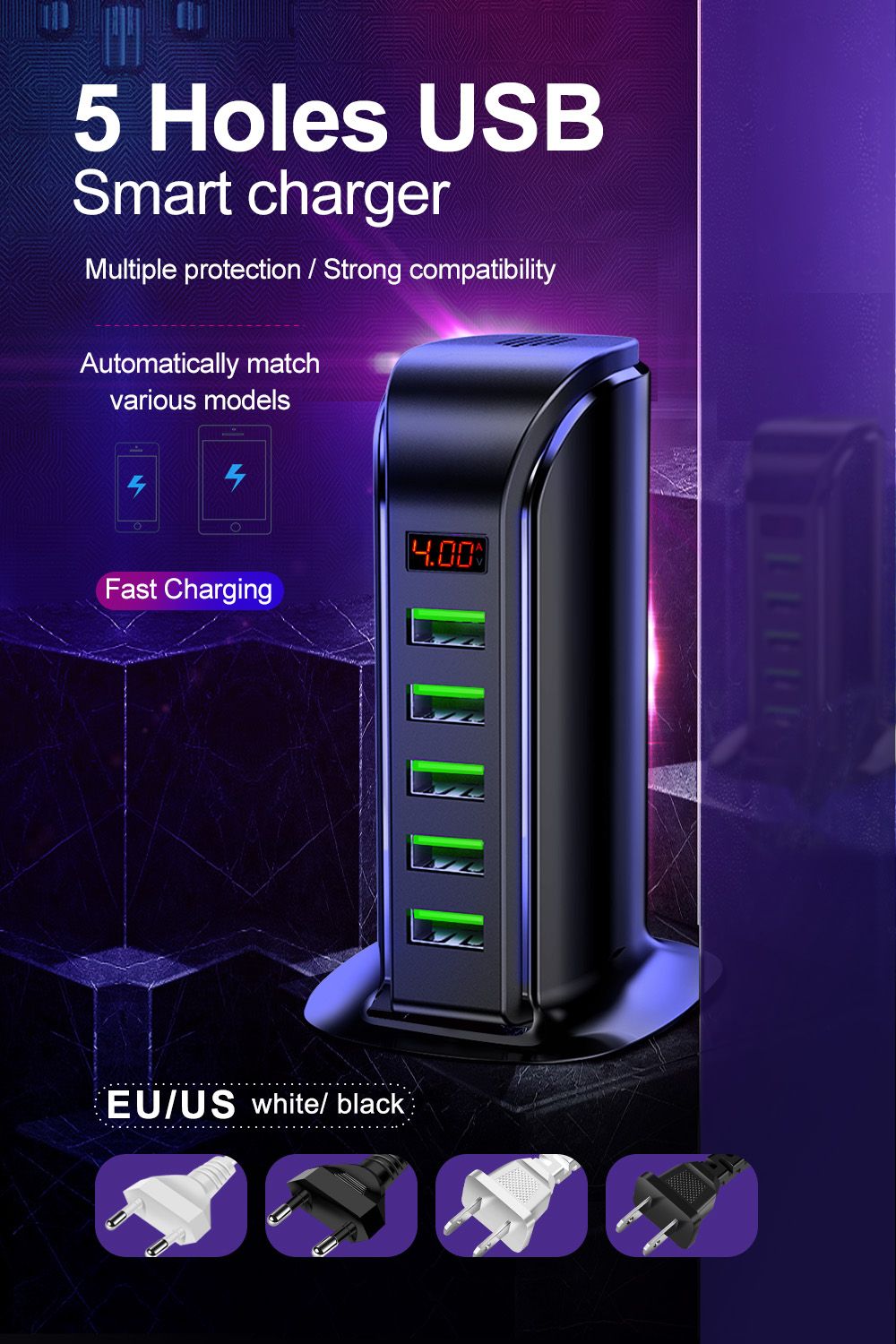 Udyr-5-Port-USB-Charger-HUB-LED-Display-Multi-USB-Charging-Station-Charger-Dock-for-iPhone-12-Pro-Ma-1755017