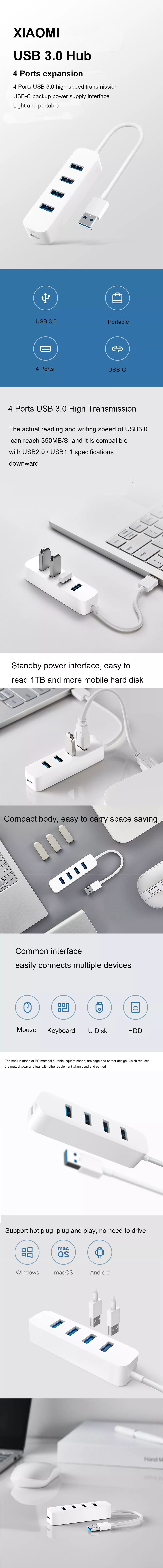 Xiaomi-4-Ports-USB30-Hub-with-Stand-by-Power-Supply-Interface-USB-Hub-Charger-Extender-Extension-Con-1594521