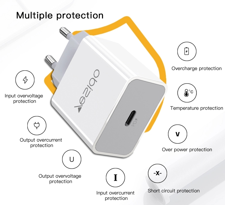 Yesido-PD30-Fast-Charging-Type-C-9V-2A-Wall-Charger-Adapter-for-Samsung-Galaxy-S20-Ultra-Huawei-P40--1747110