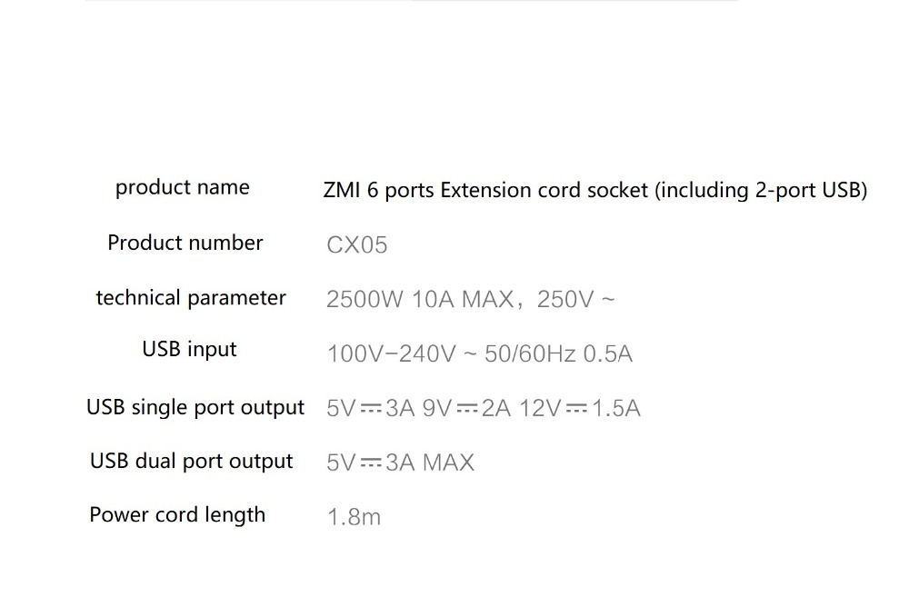 ZMI-6AC-Socket--2-USB-Output-Power-Strip-18W-Fast-Charge-Power-Socket-USB-Charger-for-iPhone-X-XR-Xi-1570018