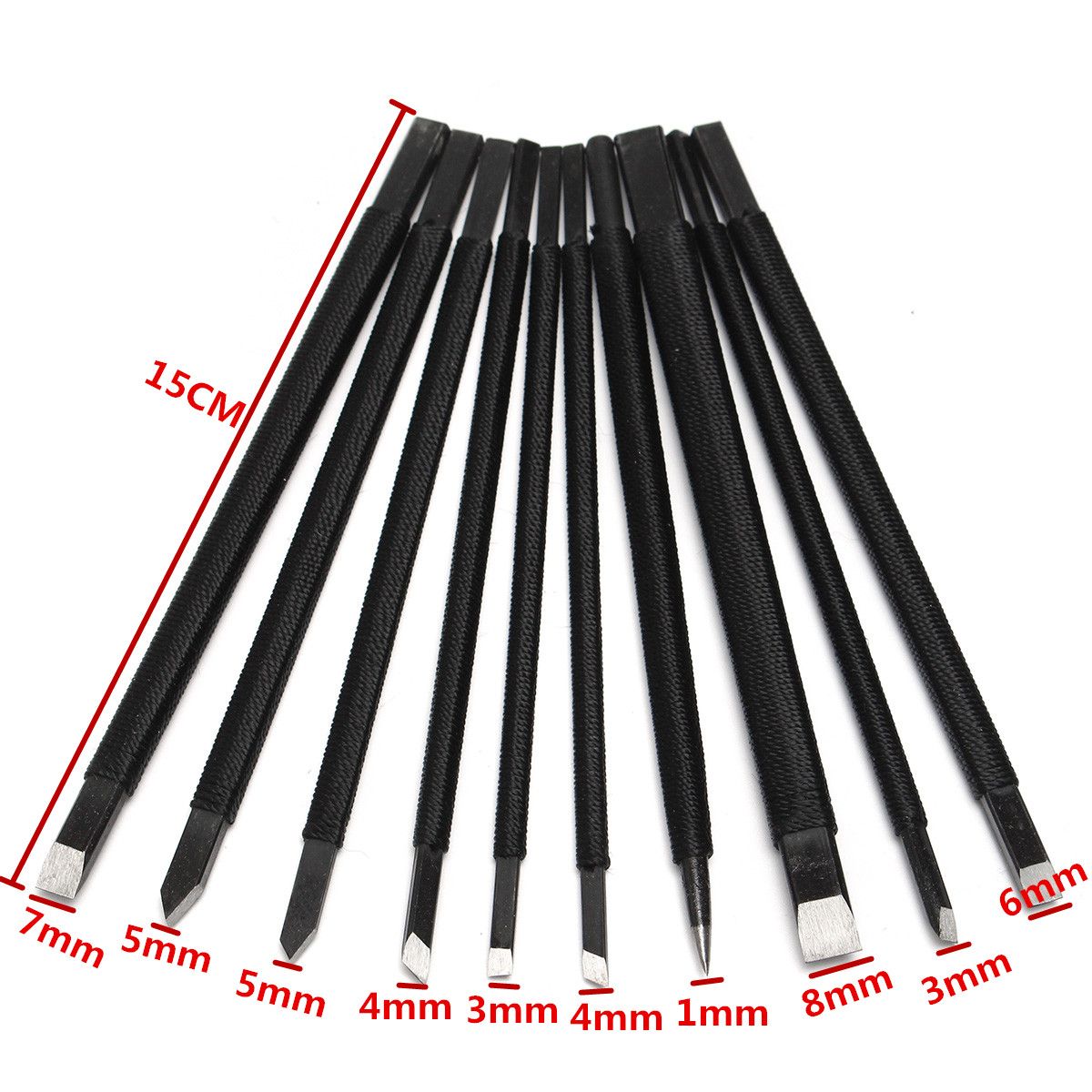 10Pcs-Steel-Chisel-Set-Stone-Wood-Carving-Artist-Woodworkers-Tool-1170184