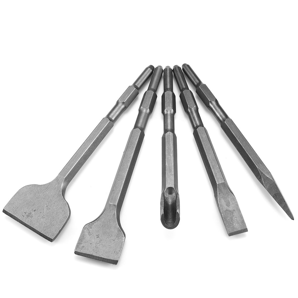 Electric-Hammer-Chisel-Set-Hex-Handle-Point-Groove-Gouge-Flat-Chisel-1680057