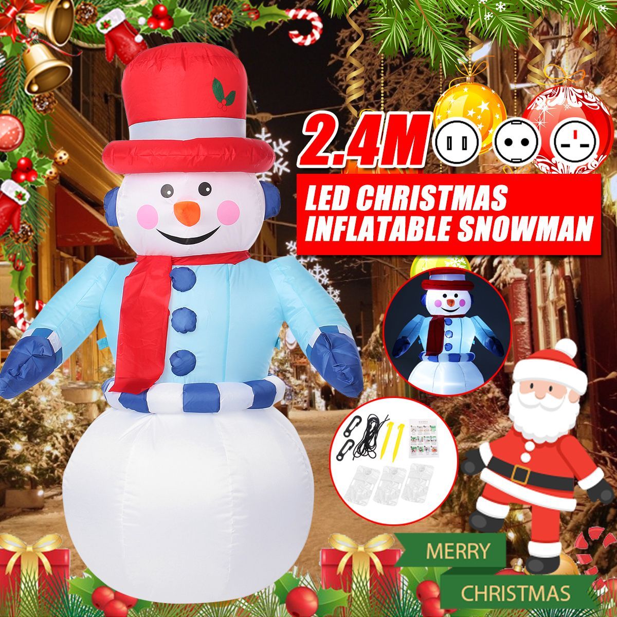 8FT-LED-Christmas-Inflatable-Snowman-Halloween-Outdoors-Ornaments-Shop-Decoration-1785588