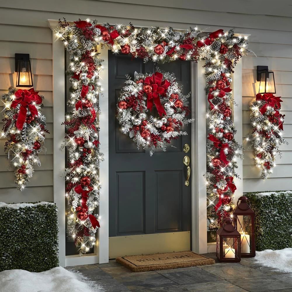 Christmas-Wreath-Set-Xmas-Decorations-Outdoor-Signs-Home-Garden-Office-Porch-Front-Door-Hanging-Garl-1912238