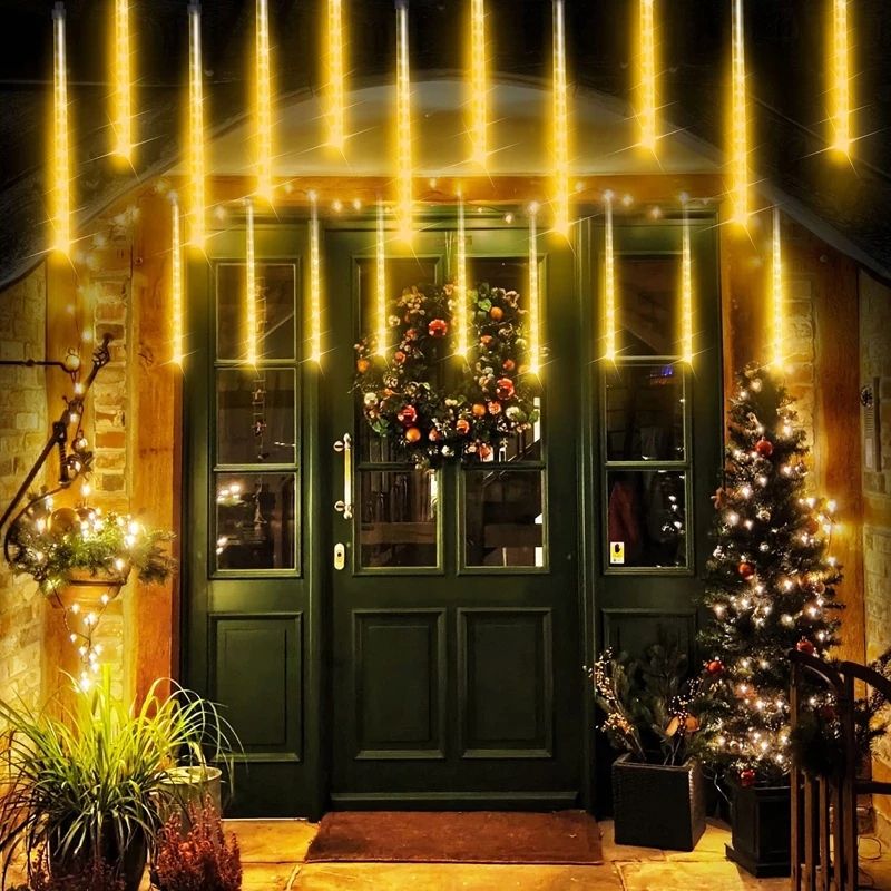 LED-Meteor-Shower-String-Lights-Outdoor-Waterproof-Christmas-Fairy-Decoration-Lights-For-Garden-Stre-1907404