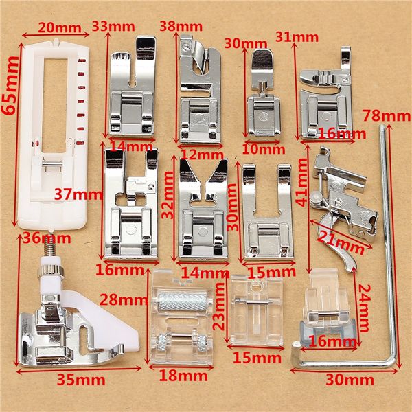 14Pcs-Snap-Presser-Foot-Set-for-VIKING-HUSQVARNA-Sewing-Machines-335-330-325-1084244