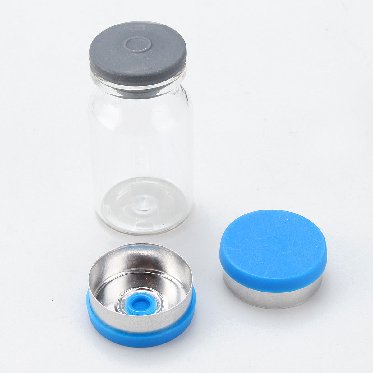20MM-Manual-Crimper-Hand-Seal-Ring-Machine-10ml-Clear-Vials-1Stopper-2Caps-Lab-1060564