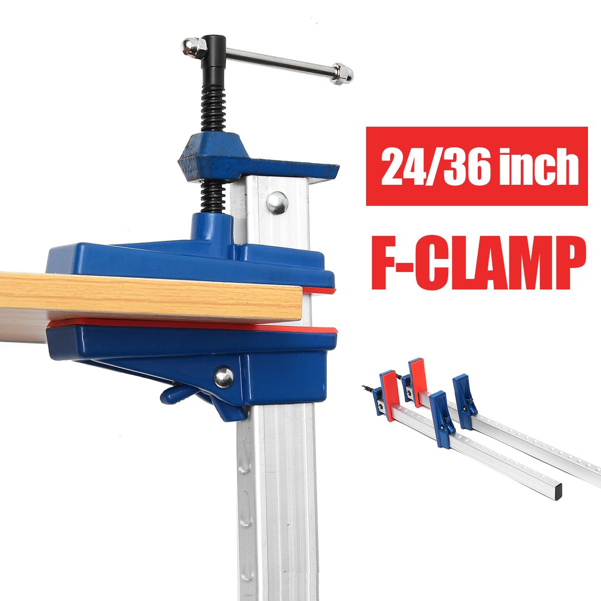 2436-Inch-Aluminum-F-Clamp-Bar-Heavy-Duty-Holder-Grip-Release-Parallel-Adjustable-Woodworking-Tool-1361735