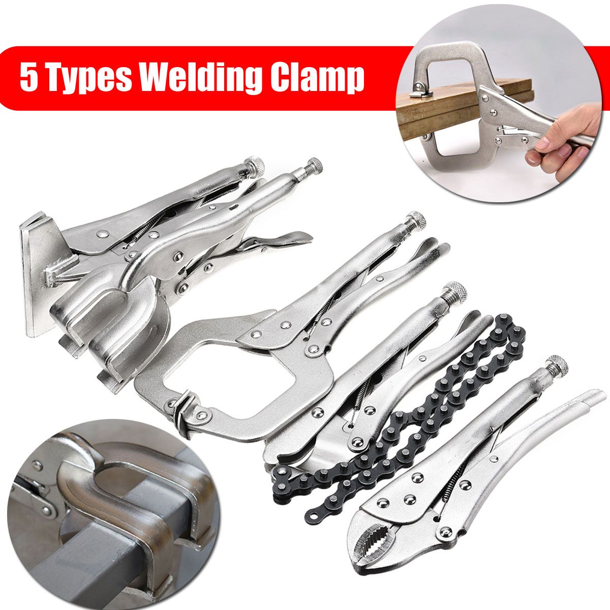 5-Types-Welding-Clamp-Pliers-Fast-Quick-Release-Fasteners-C-Clamp-Long-Nose-Grips-Pliers-1382346