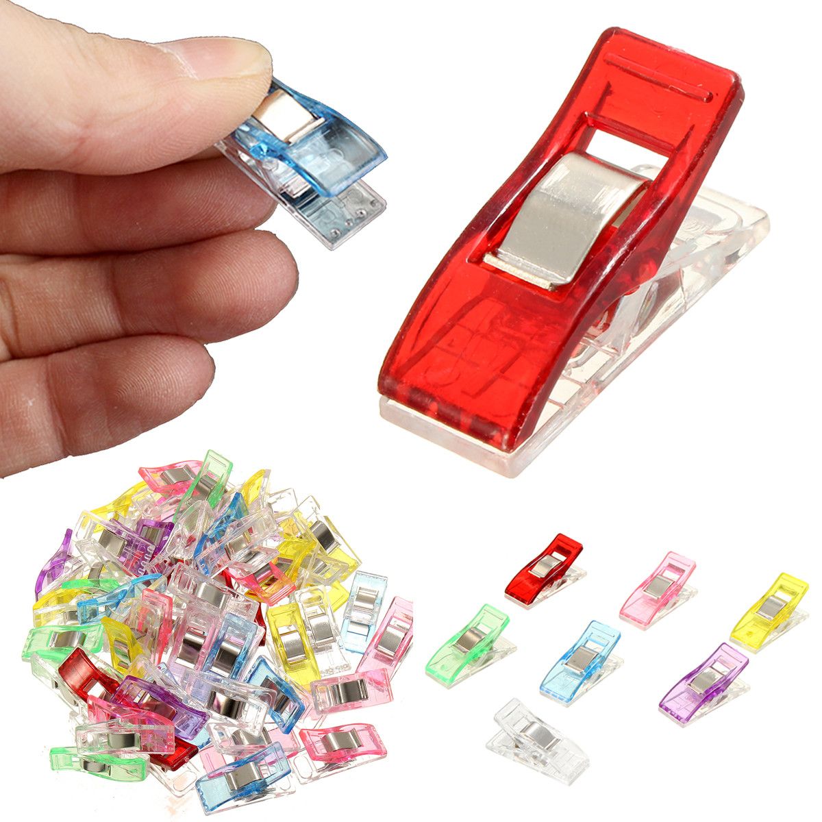 50pcs-27x10x15mm-Plastic-Paper-Clips-Elliot-Folder-Clamps-1083282