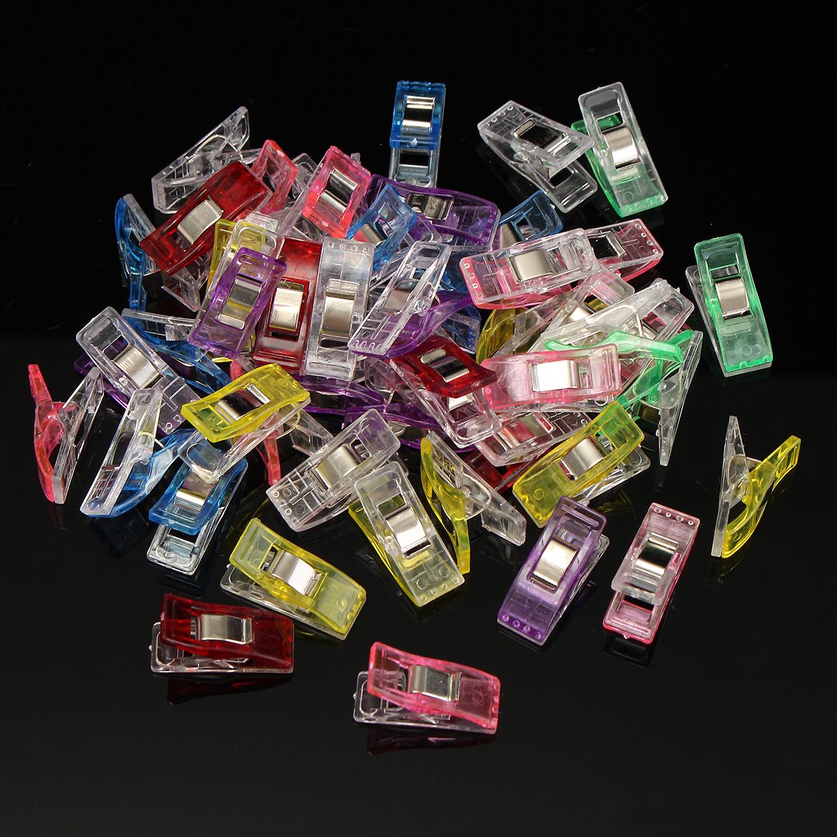 50pcs-27x10x15mm-Plastic-Paper-Clips-Elliot-Folder-Clamps-1083282