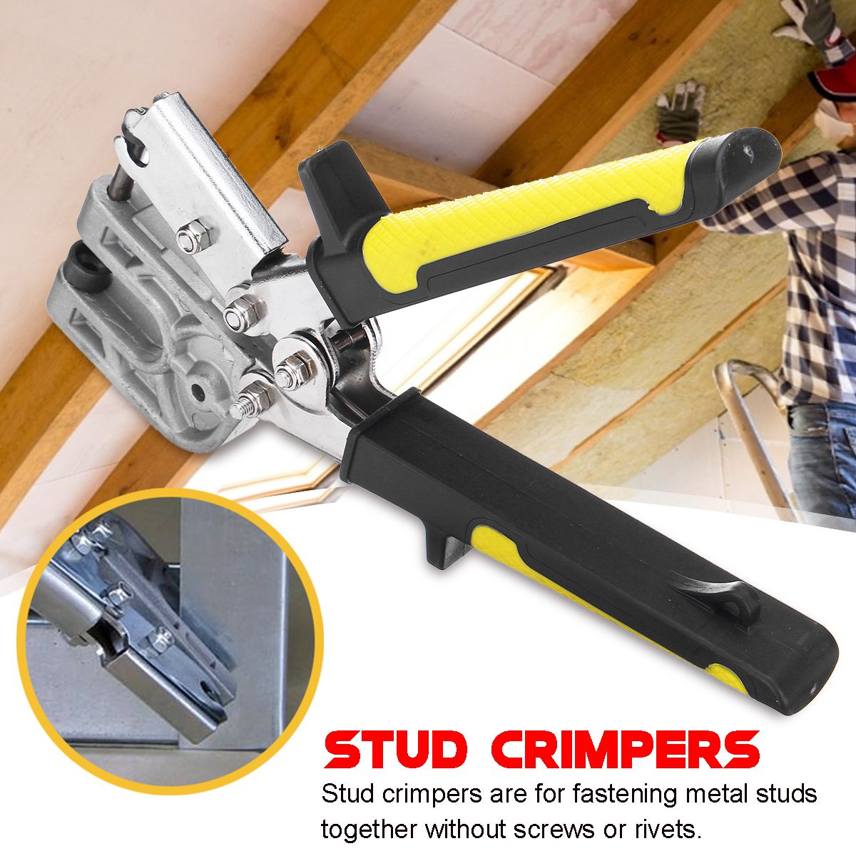 Carbon-Steel-10-Inch-Single-Hand-Keel-Forceps-Metal-Punch-Lock-Drywall-Hand-Tool-Stud-Crimper-1659862