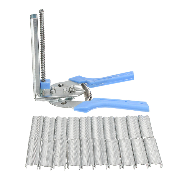 Poultry-Pet-Cage-Clamp-Hog-Cage-Pliers-Wire-Fencing-Installation-Clamp-With-600-Clips-1188836