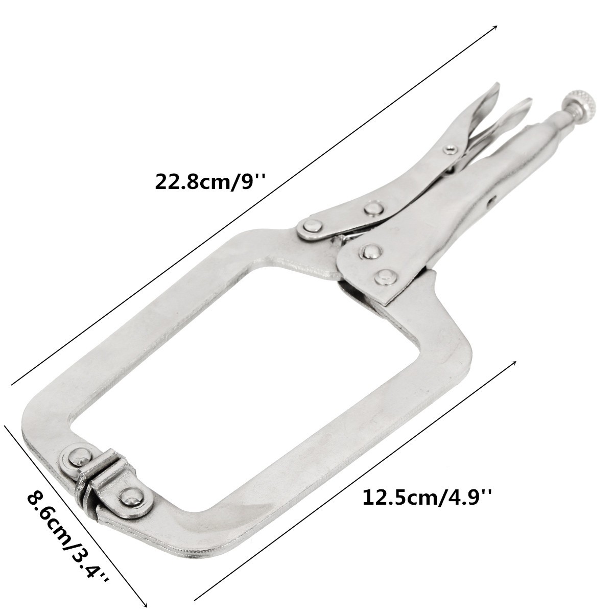 Vise-Grip-9DR-9inch-Deep-Locking-C-Clamp-Adjustable-Plier-With-Swivel-Pad-Vise-Jaw-1089460