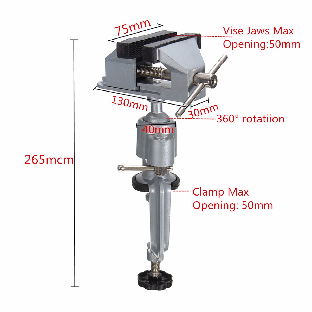 Vise-Workbench-Swivel-360deg-Rotating-Clamp-Table-Top-Deluxe-Craft-Repair-DIY-Tool-1121862