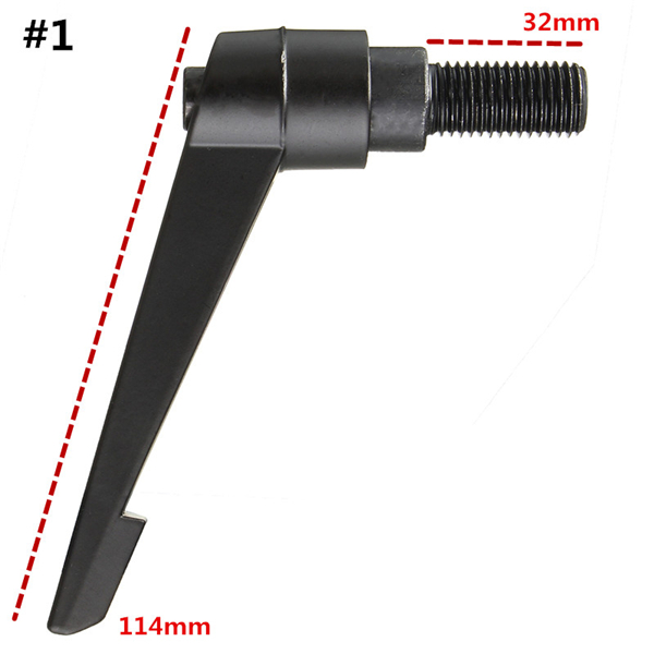 Zinc-Alloy-M16-32-70mm-Male-Thread-Adjustable-Clamp-Handle-Tool-1115007