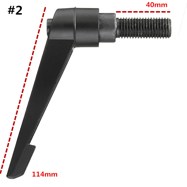 Zinc-Alloy-M16-32-70mm-Male-Thread-Adjustable-Clamp-Handle-Tool-1115007