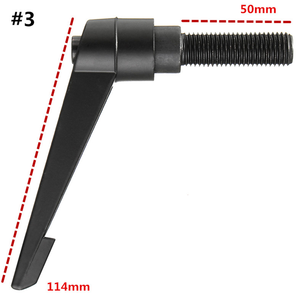 Zinc-Alloy-M16-32-70mm-Male-Thread-Adjustable-Clamp-Handle-Tool-1115007