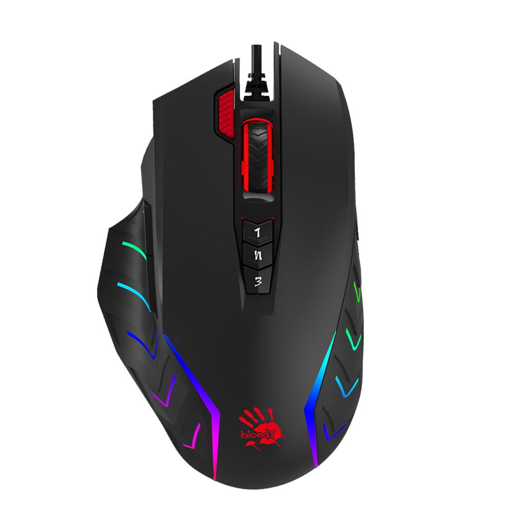 A4TECH-J95-Wired-Mouse-5000DPI-7-Buttons-RGB-Optical-Office-Game-Mechanical-Mouse-for-Laptop-PC-Comp-1711565