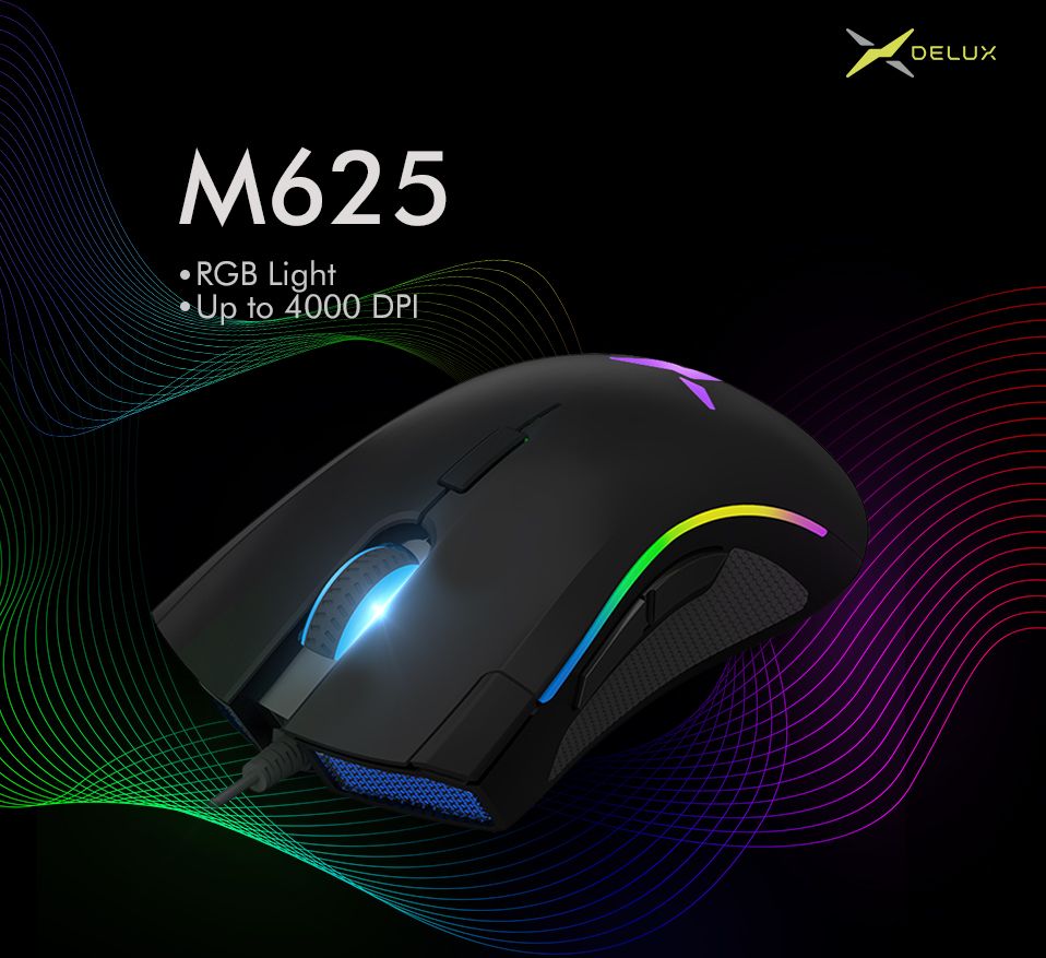 Delux-M625-A3050-Wired-RGB-Backlight-Gaming-Mouse-4000DPI-7-Programmable-Buttons-USB-Wired-Mice-for--1626691