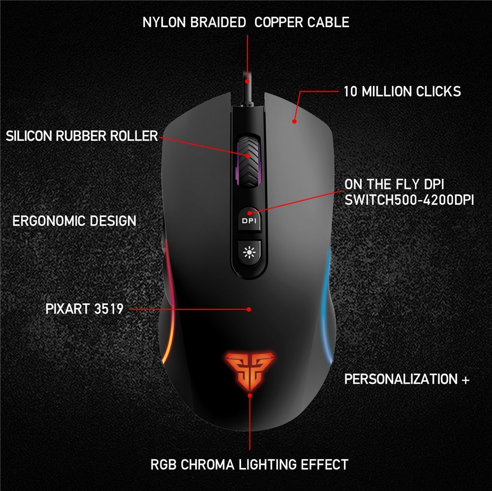 FANTECH-X16-Wired-Gaming-Mouse-4200-DPI-Adjustable-Optical-Cable-Mouse-6-Button-Macro-For-Mouse-Game-1751373
