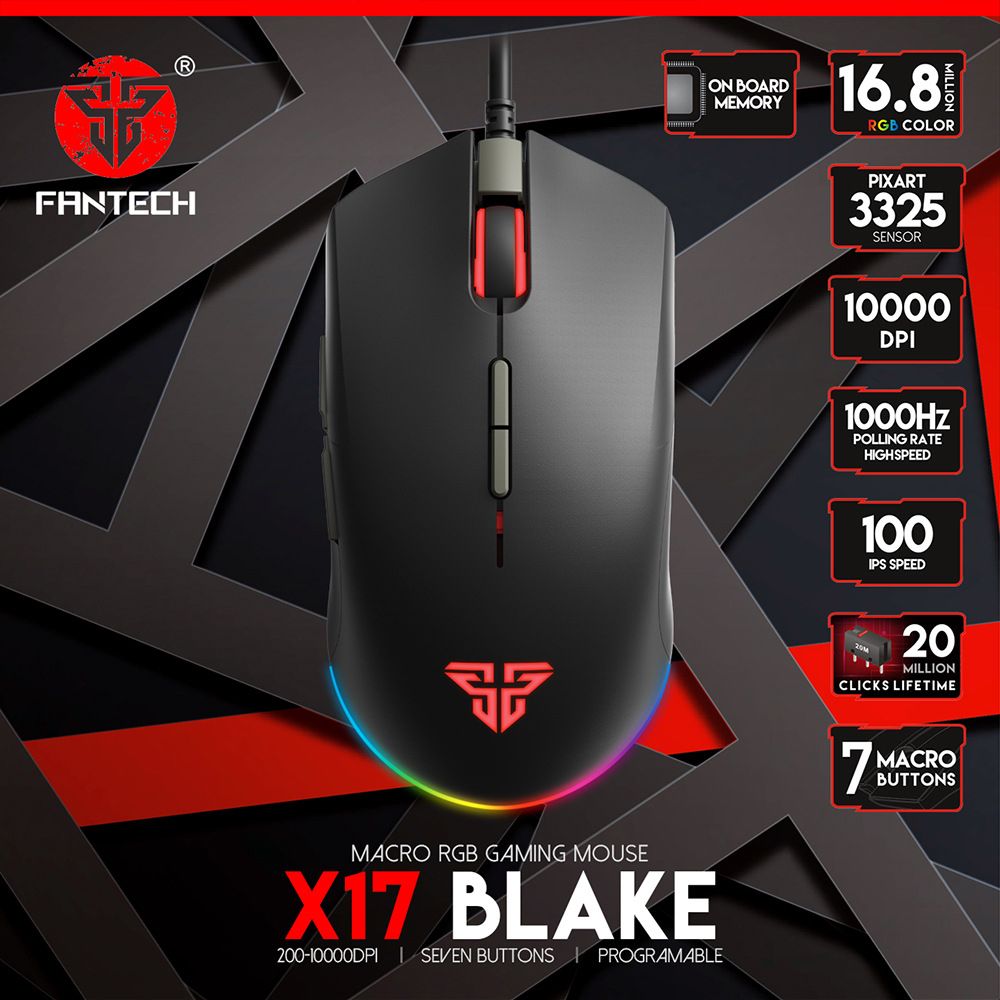 FANTECH-X17-Wired-Gaming-Mouse-10000DPI-Adjustable-7-Buttons-Macro-RGB-Wired-Ergonomic-Mouse-for-Pro-1751403