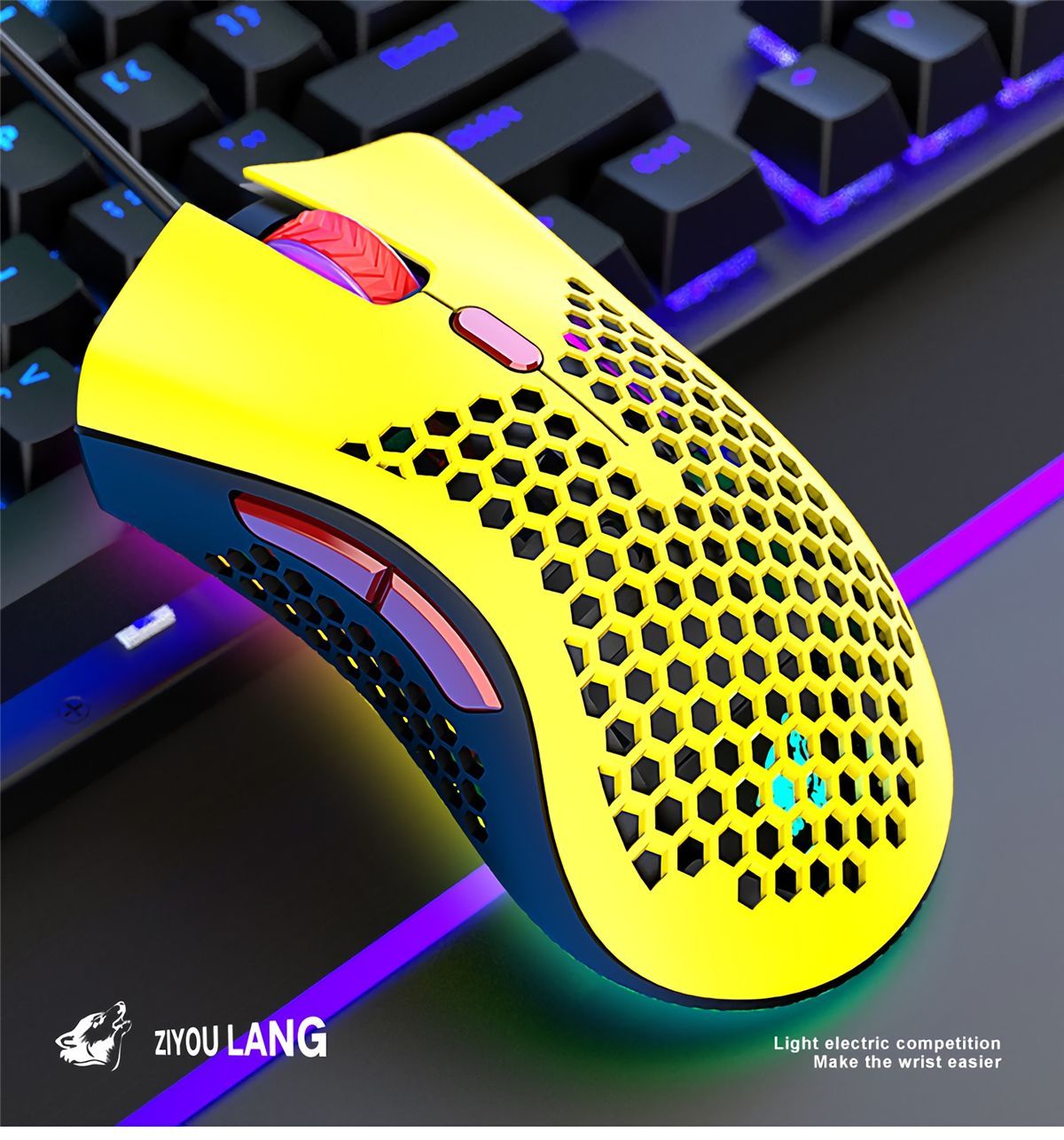 Freewolf-M7-Gaming-Mouse-Wired-12000DPI-RGB-Backlight-Computer-Mouse-Lightweight-Hollow-Honeycomb-Mi-1738471